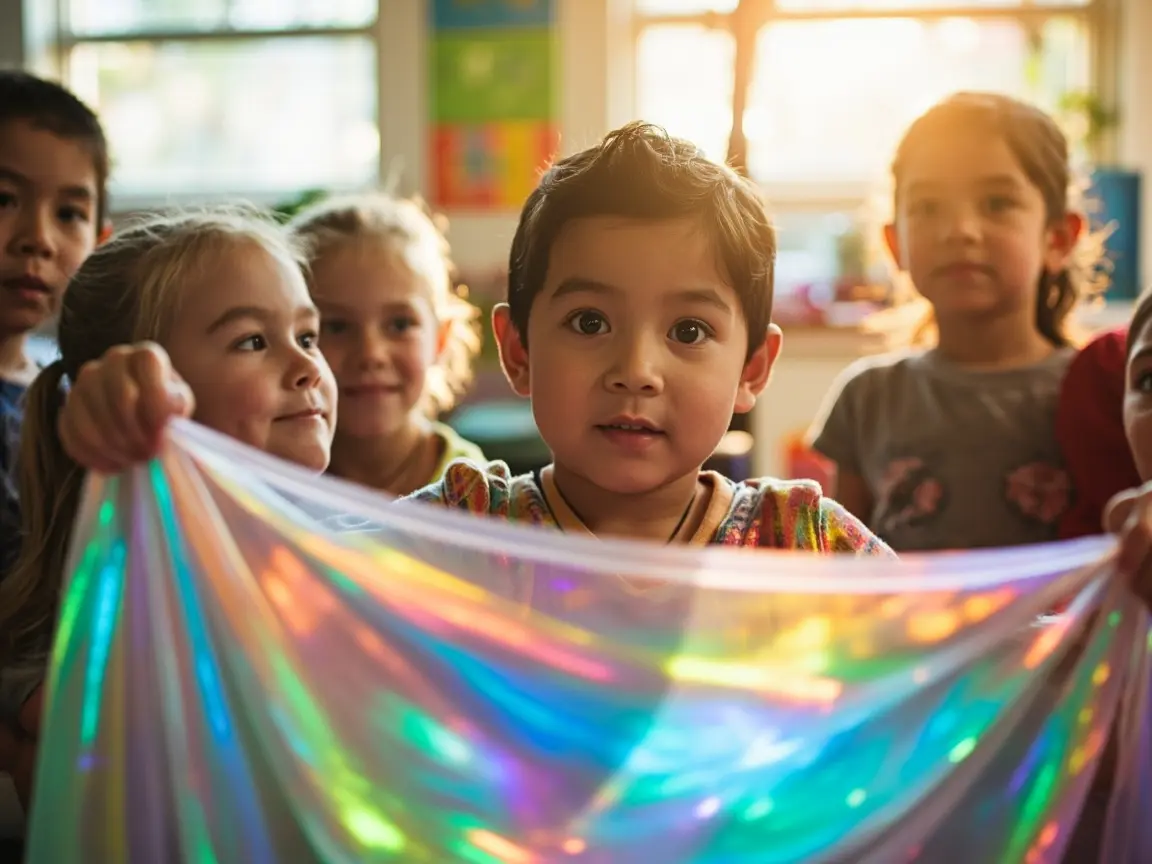 Kreatywne zabawy z chustą animacyjną